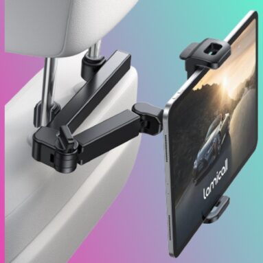 Stop the “Are we there yet?” for 32% less – Get a tablet car headrest holder